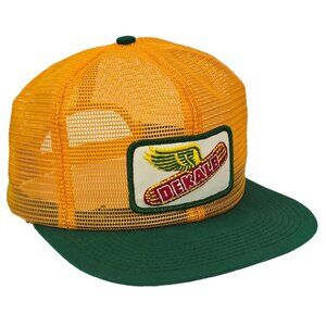 Vintage DEKALB Seed Hat Trucker Snapback Mesh Cap Farming Patch USA Corn Logo